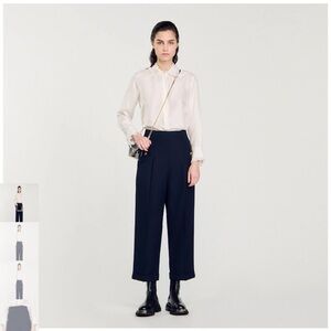 NWT - Sandro Marine Navy Blue Pant